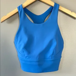 Lululemon Wunder Train Longline Bra *Medium Support Size 6 Blue Nile