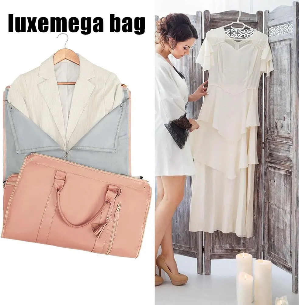 Luxemega Bag, 2 In 1 Luxemega Bag with Wheels, Luxemega Travel Bag Carry On, Convertible Duffel Bag Large Overnight Bags (A-05)