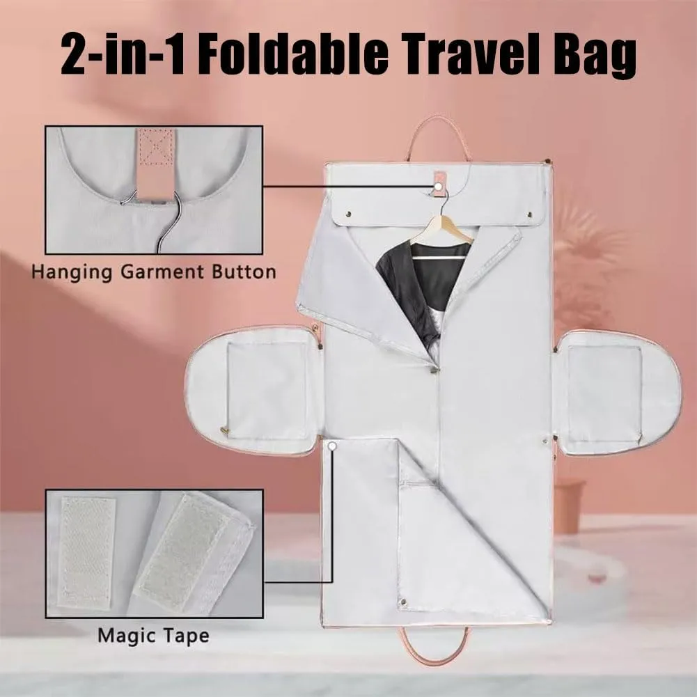 Luxemega Bag, 2 In 1 Luxemega Bag with Wheels, Luxemega Travel Bag Carry On, Convertible Duffel Bag Large Overnight Bags (A-05)