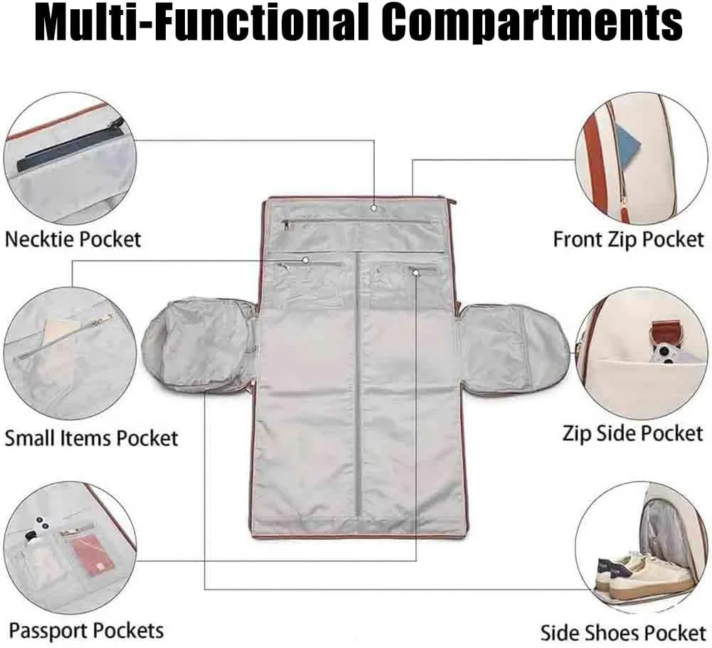 Luxemega Bag, 2 In 1 Luxemega Bag with Wheels, Luxemega Travel Bag Carry On, Convertible Duffel Bag Large Overnight Bags (A-05)