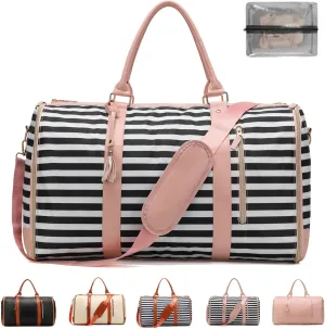 Luxemega Bag, 2 In 1 Luxemega Bag with Wheels, Luxemega Travel Bag Carry On, Convertible Duffel Bag Large Overnight Bags (A-05)