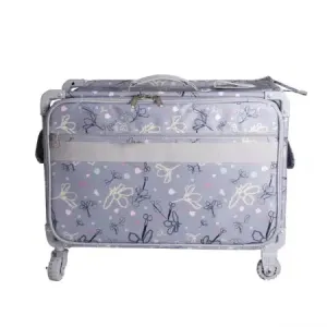 Machine On Wheels 1XL - Gray Daisies