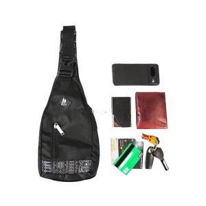 Mike Wilder Cross Body Sling Bag - Black