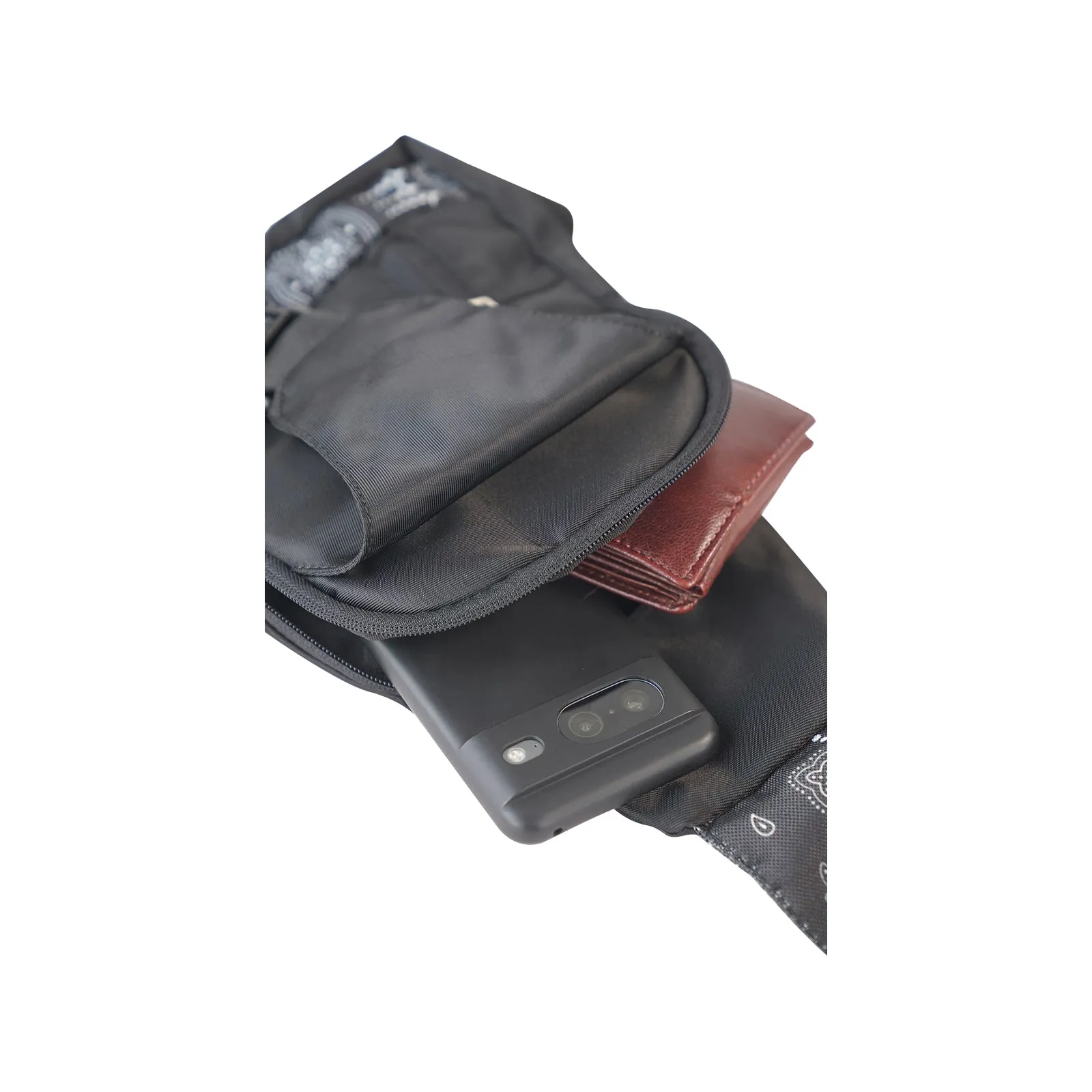 Mike Wilder Cross Body Sling Bag - Black
