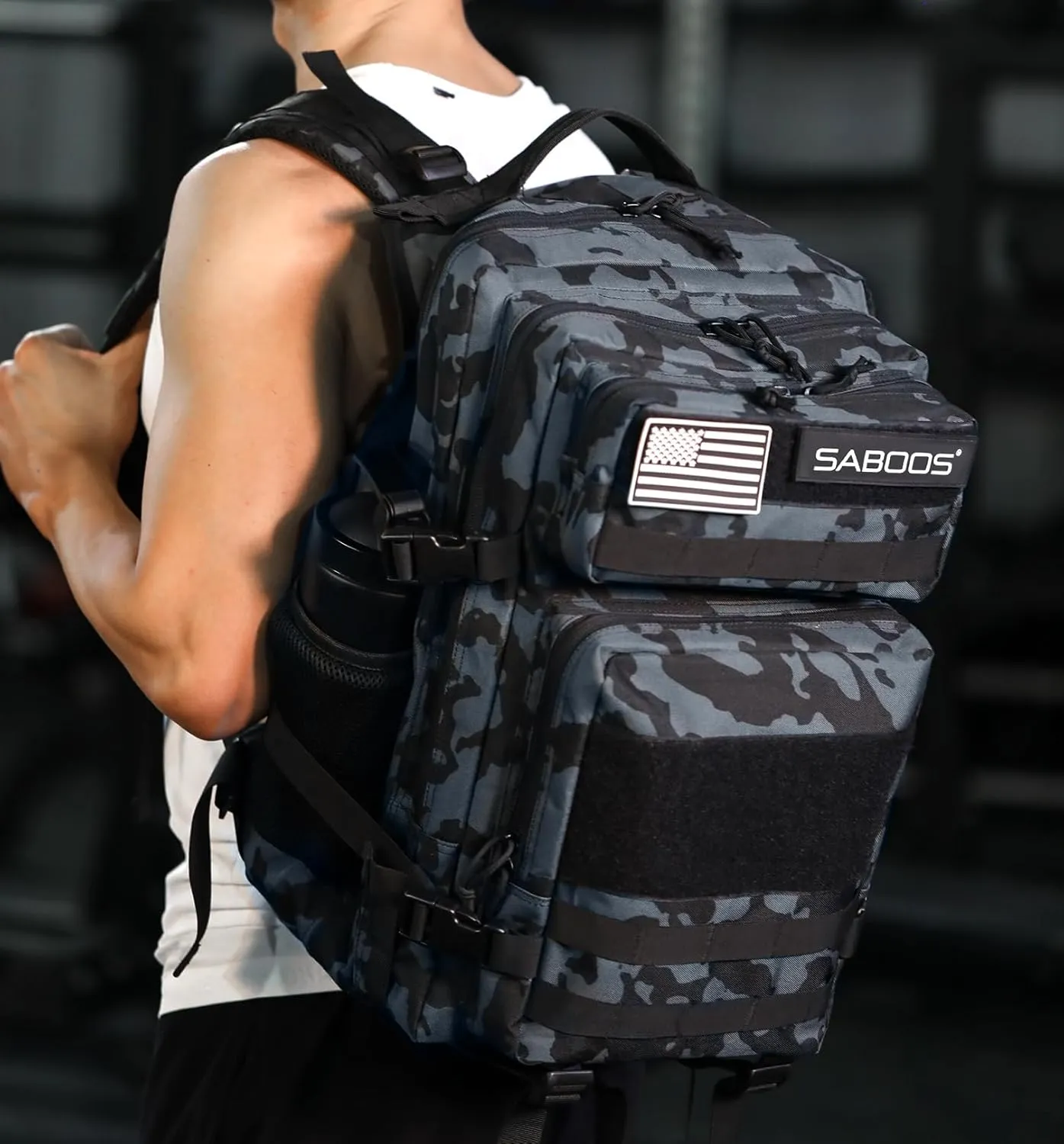 Military Tactical Backpack for Men 45L Molle Army 3 Days Assault Pack Bug Out Bag Water Resistant