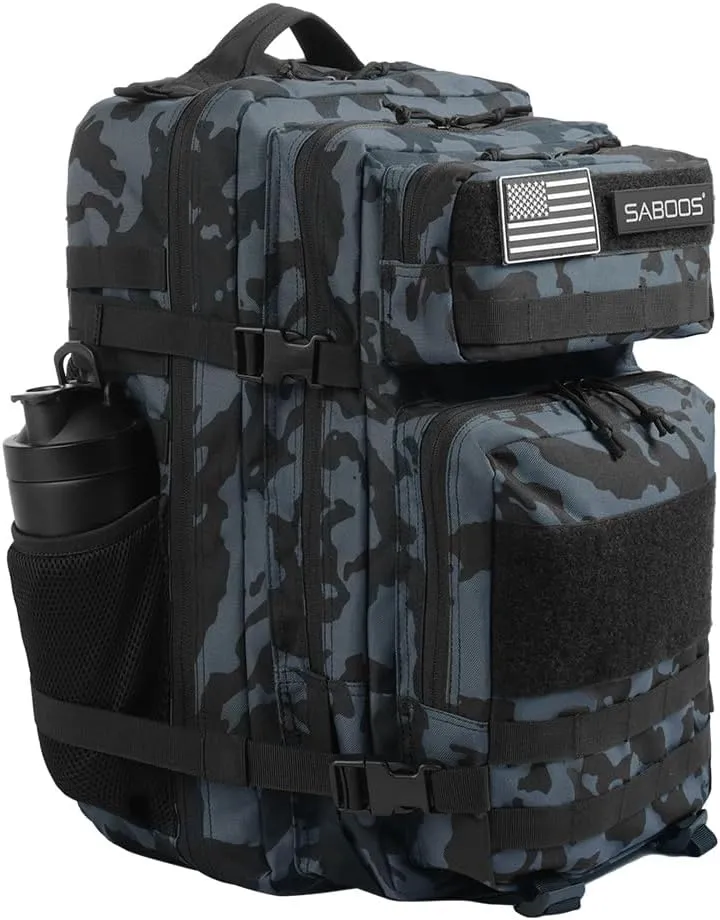 Military Tactical Backpack for Men 45L Molle Army 3 Days Assault Pack Bug Out Bag Water Resistant