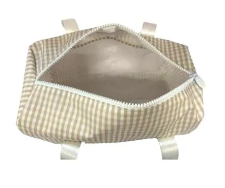 Mini Packer- Gingham Khaki
