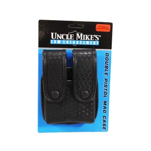 Mirage Bw Blk Dbl Pstl Mag Case Dbl Stack