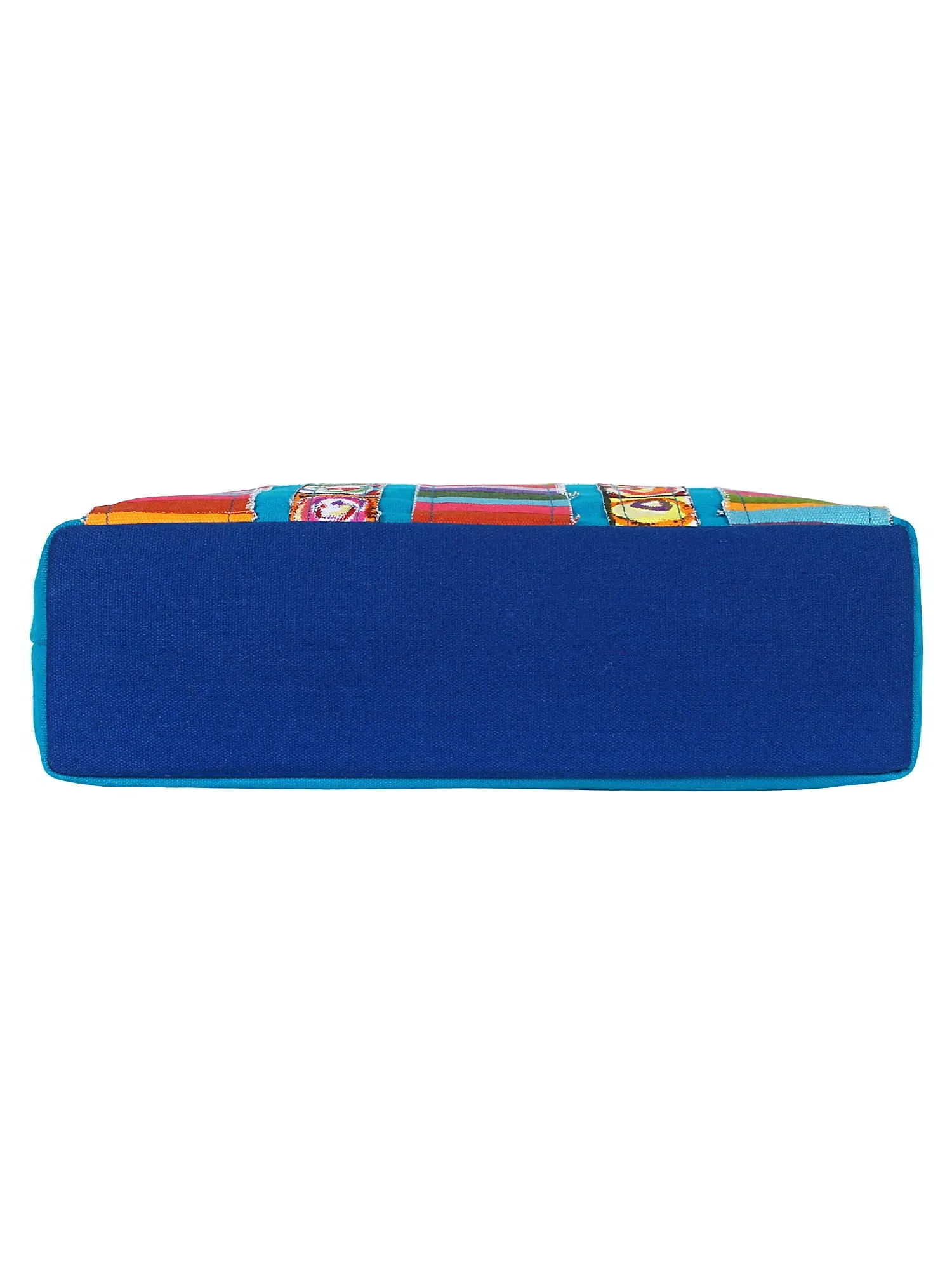 Motley Striped Cotton Sling Bag