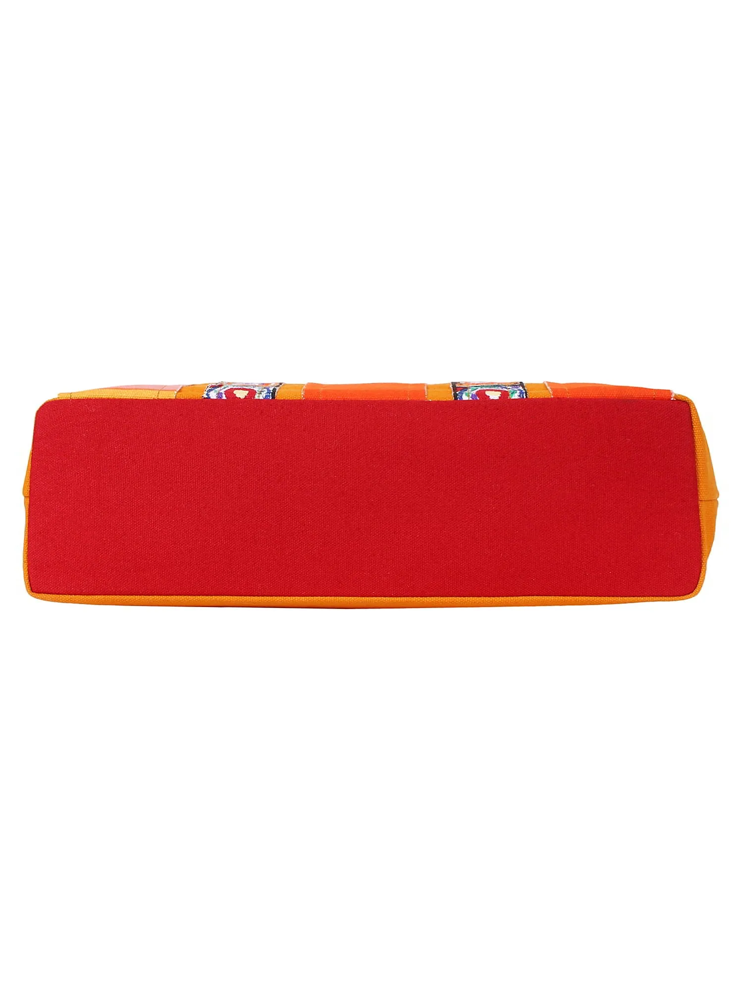 Motley Striped Cotton Sling Bag