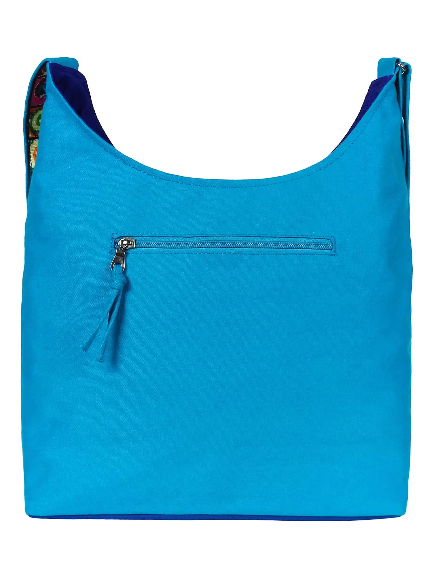 Motley Striped Cotton Sling Bag