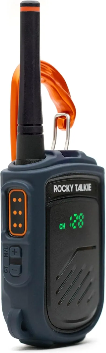 Mountain Radio - Long Range Walkie Talkie, FRS Handheld Radio, 4 Day Battery Life, Max Durability, 1 Pack