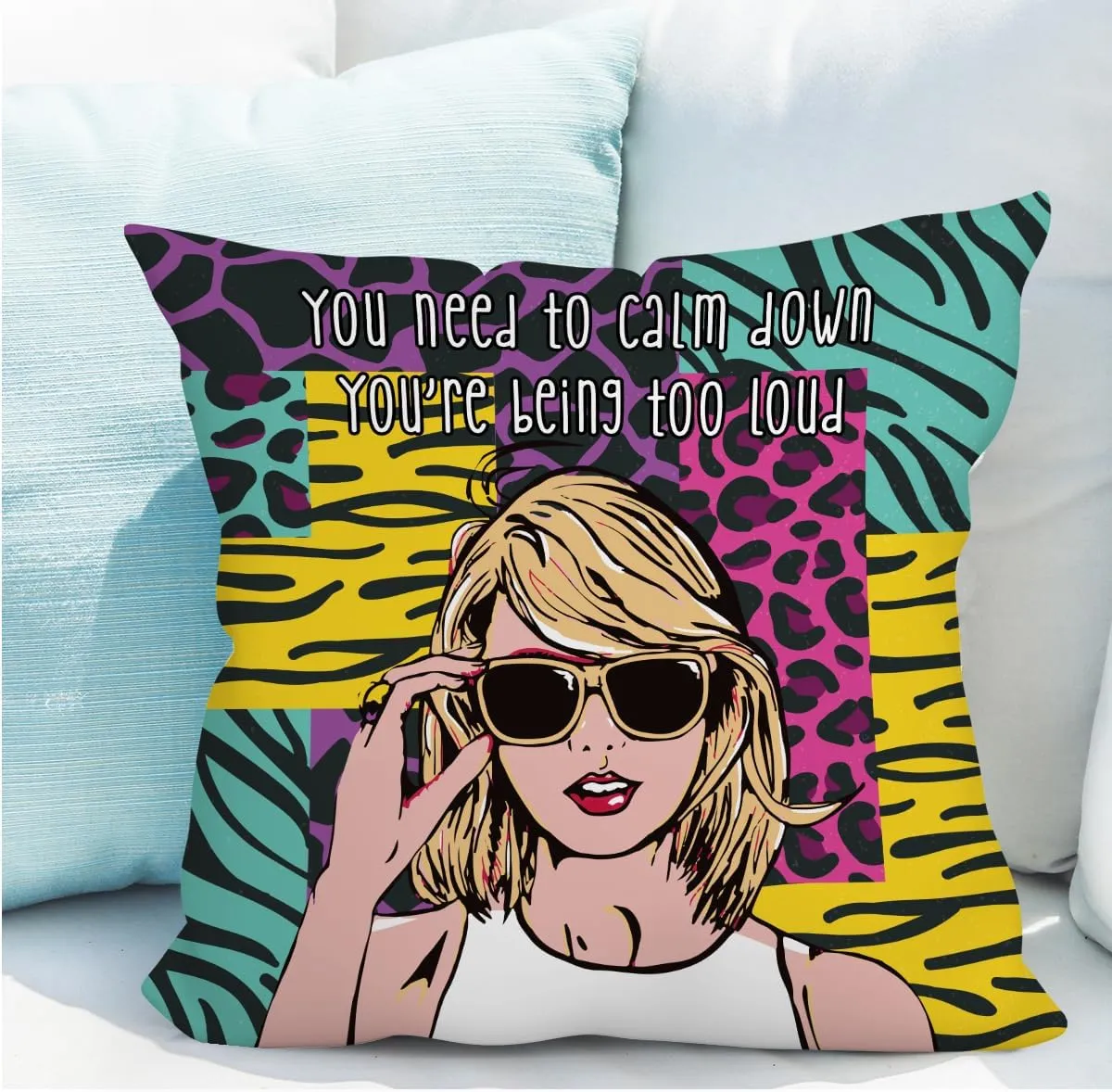 Music Merch Pillow Covers Music Gifts Country Concert Merchandise Throw Pillow Covers Funny Pillow Cases Cushion Covers Album Inspired Gift for Music Fans Friend Room Car Sofa Chair Decorations