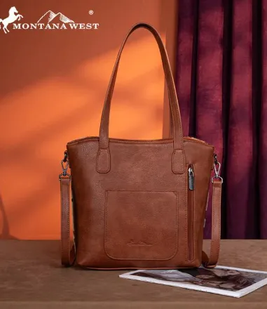 NEW DROP Montana West Tooled Collection Concealed Carry Tote/Crossbody
