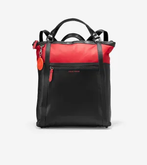 Nylon Convertible Backpack Women's