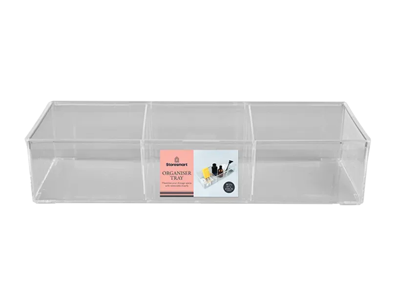 Organiser Tray with Removeable Inserts