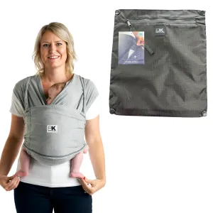 Original Baby K'tan Baby Carrier: #1 Easy Pre-Wrapped, Soft, Slip-On, No Rings, No Buckles | The Best Hands Free Infant Wrap for Newborn to Toddler up to 35lb (See Size Chart)   Wet Bag