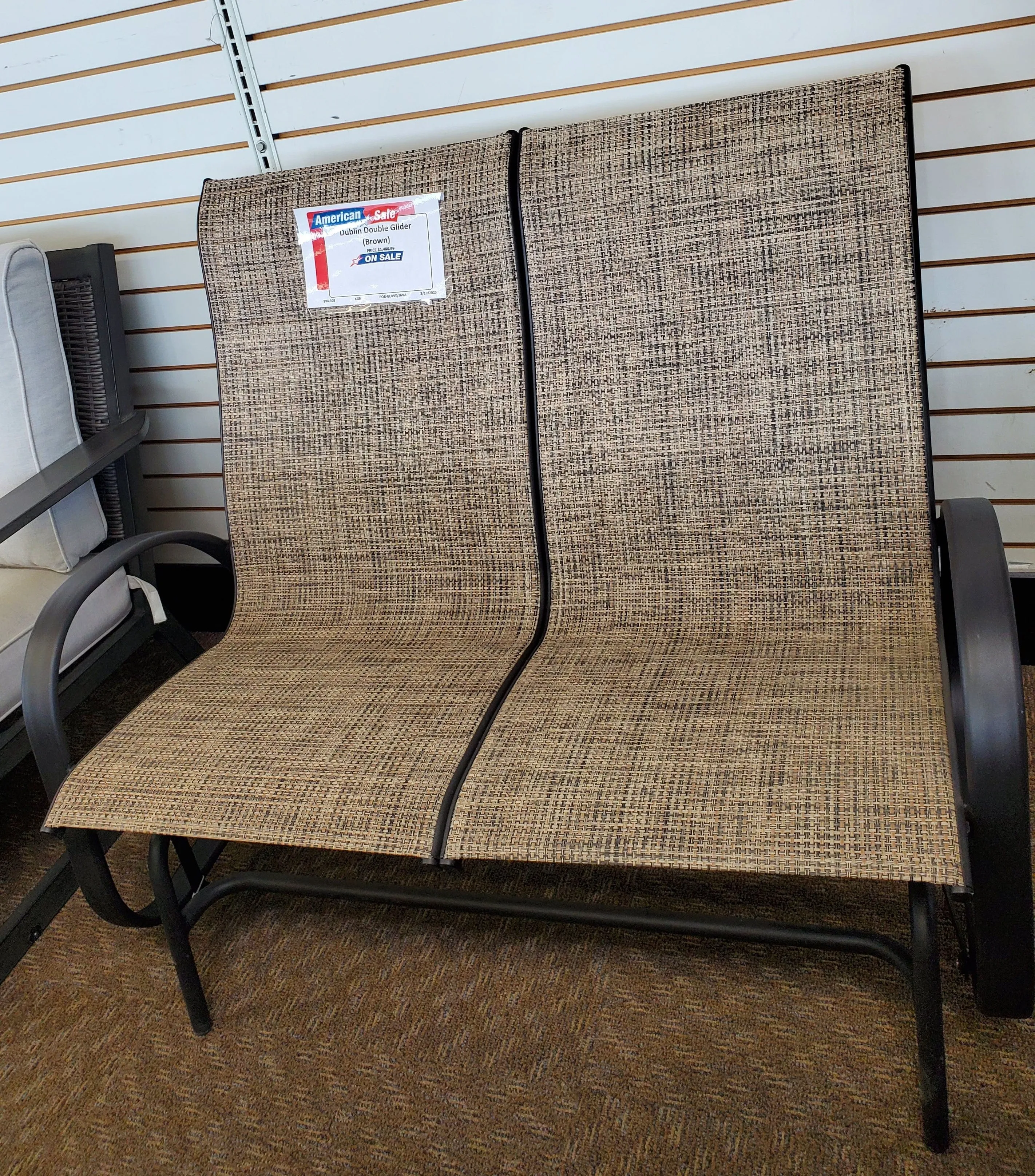 Outlet Dublin Double Glider Bench