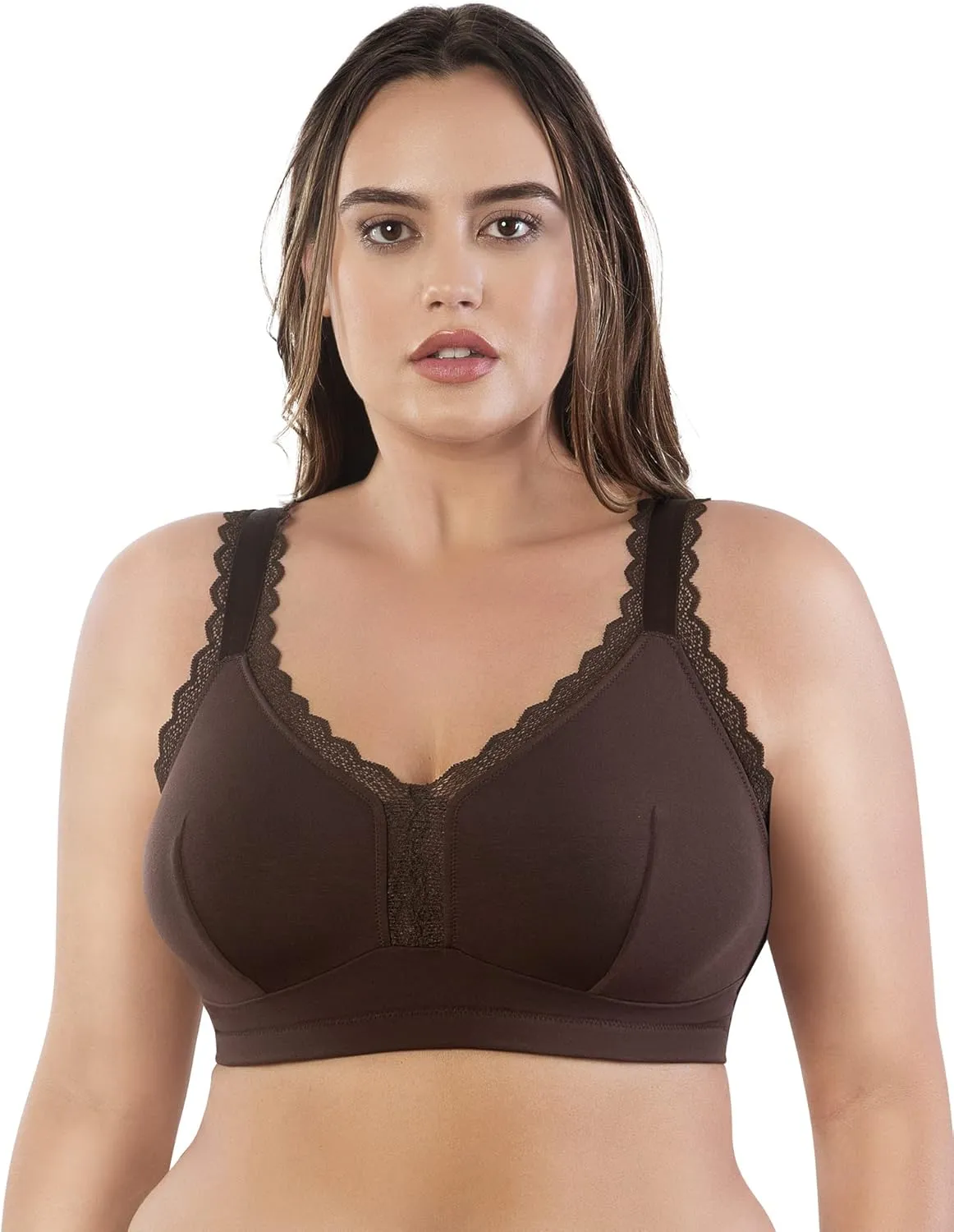 PARFAIT Dalis P5641 Women's Full Busted and Curvy Wire Free Bralette