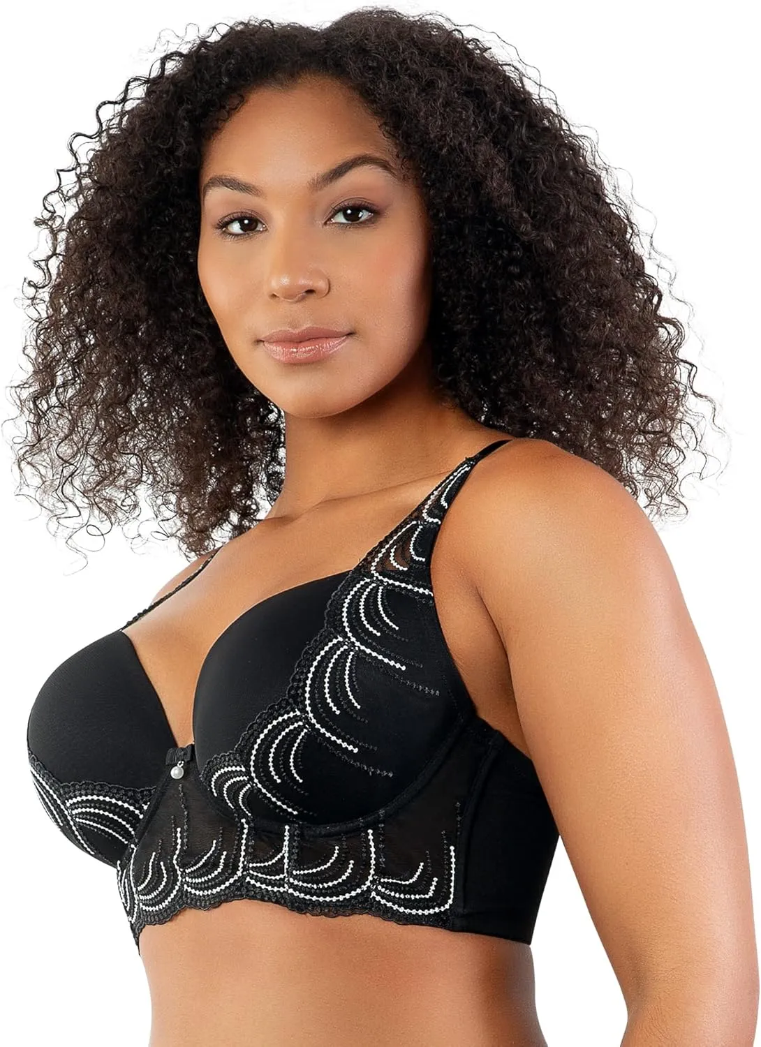 PARFAIT Pearl P6091 Women's Longline Plunge Full Busted Bra