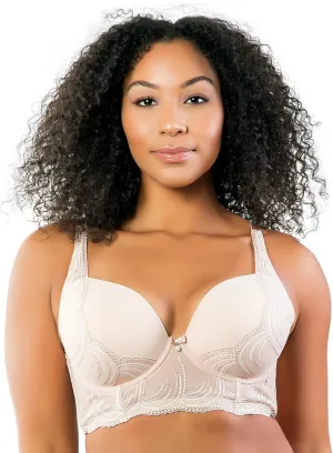 PARFAIT Pearl P6091 Women's Longline Plunge Full Busted Bra