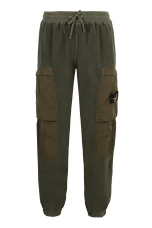 Patch detail sport trousers