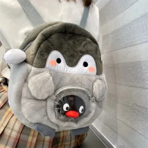 Penguin Cartoon Female Cute Doll Plush Backpacks