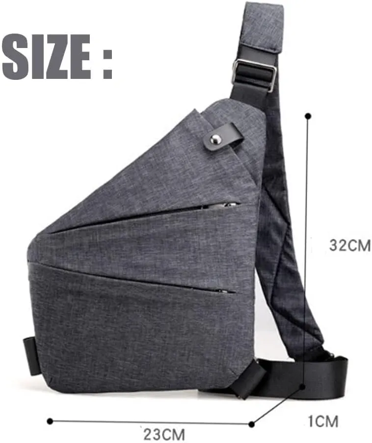 Personal Flex Bag Anti Theft Travel Bag Slim Sling Cross Body Travel Bag