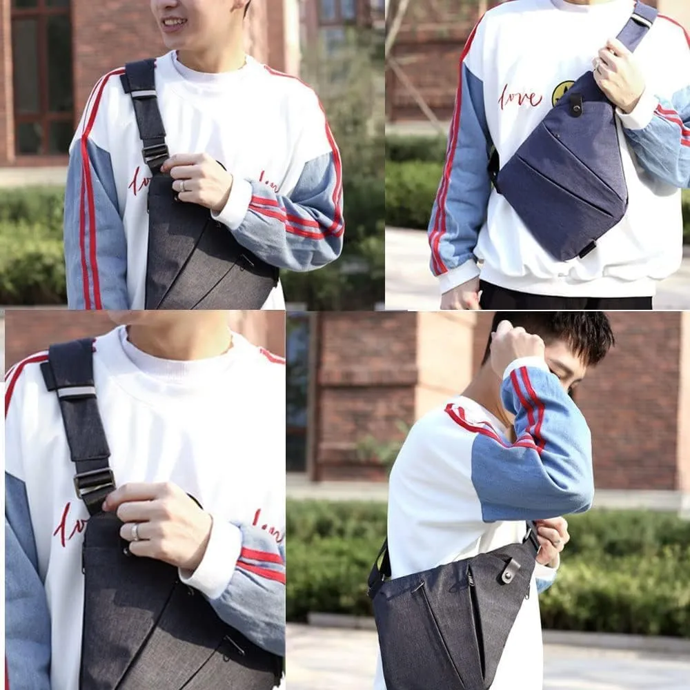 Personal Flex Bag Anti Theft Travel Bag Slim Sling Cross Body Travel Bag