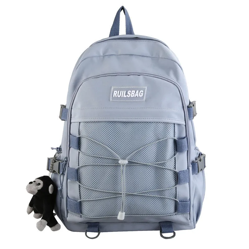 Personality Trend Cross Rope Female College Backpacks