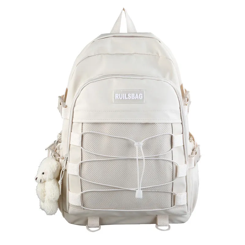 Personality Trend Cross Rope Female College Backpacks