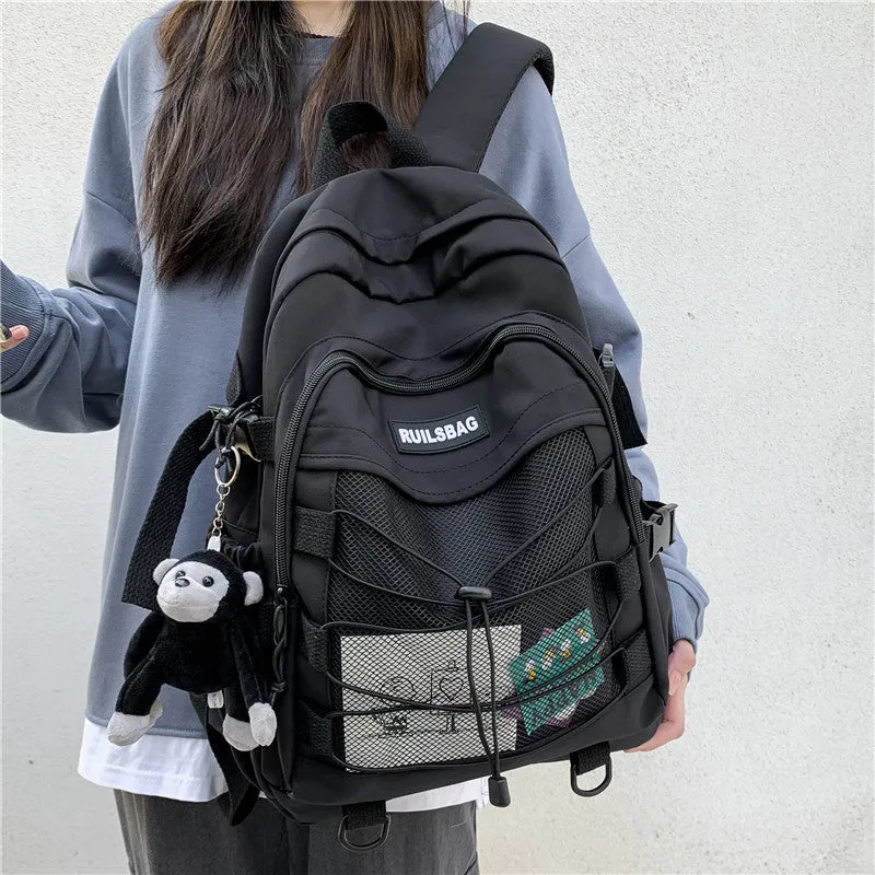 Personality Trend Cross Rope Female College Backpacks