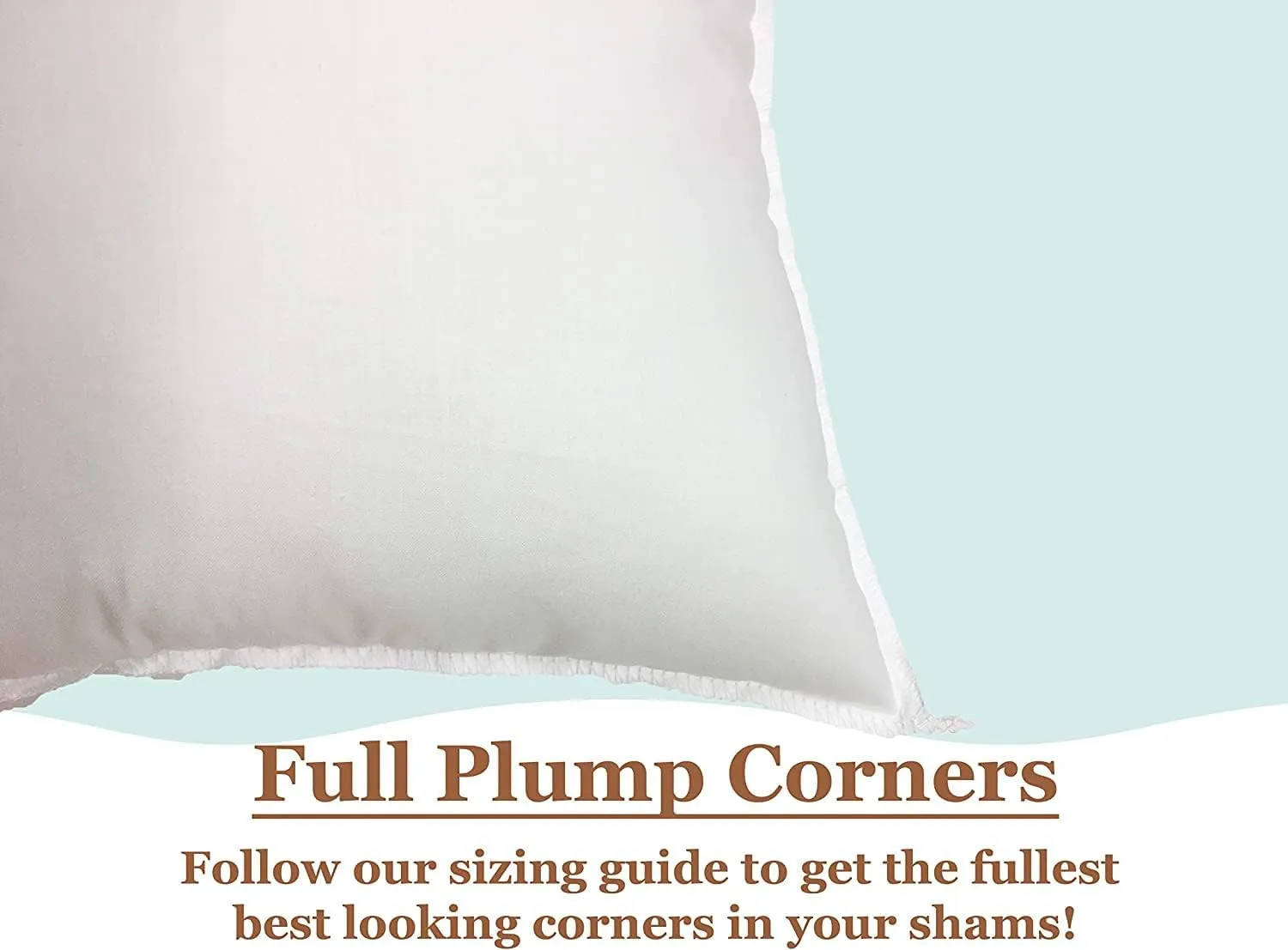 Pillowflex Premium Polyester Throw Pillow Insert - 14x14 - Ultra Soft Small Square Throw Pillow, Couch Sham, Lumbar, Back, Sofa - Machine Washable - Decorative Accent Form - 1 Soft Pillow
