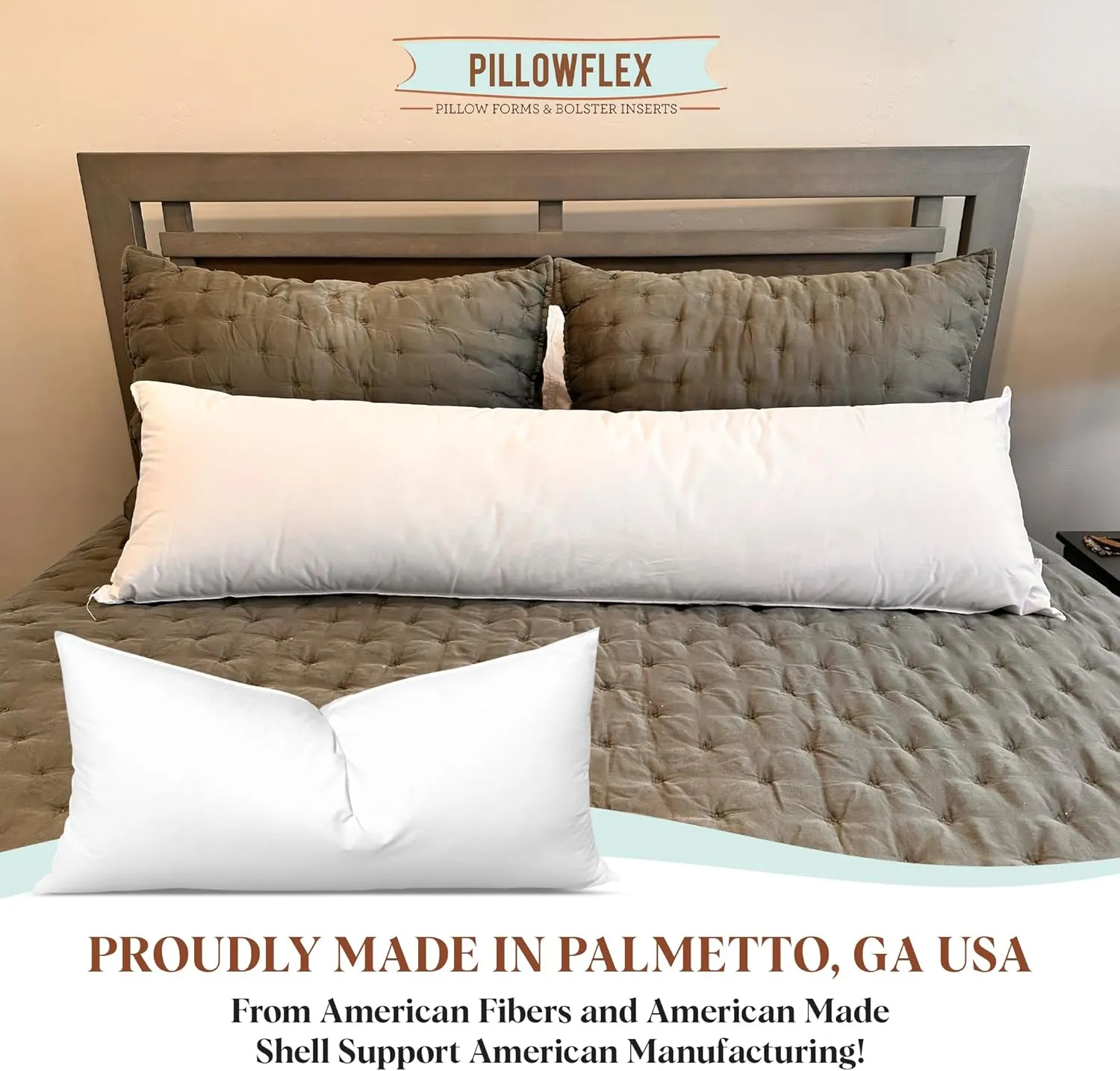 Pillowflex Premium Polyester Throw Pillow Insert - 16x20 - Ultra Soft Large Rectangle Throw Pillow, Couch Sham, Lumbar, Back, Sofa - Machine Washable - Decorative Accent Form - 1 Soft Pillow