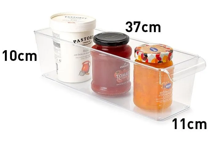 Plastic Forte Fridge Organizer & Drawer No. 10 – Transparent