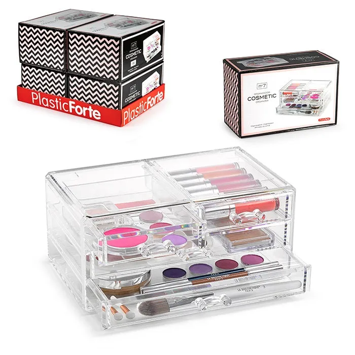 Plastic Forte Makeup / Jewelry Organizer with Drawers Nº 7