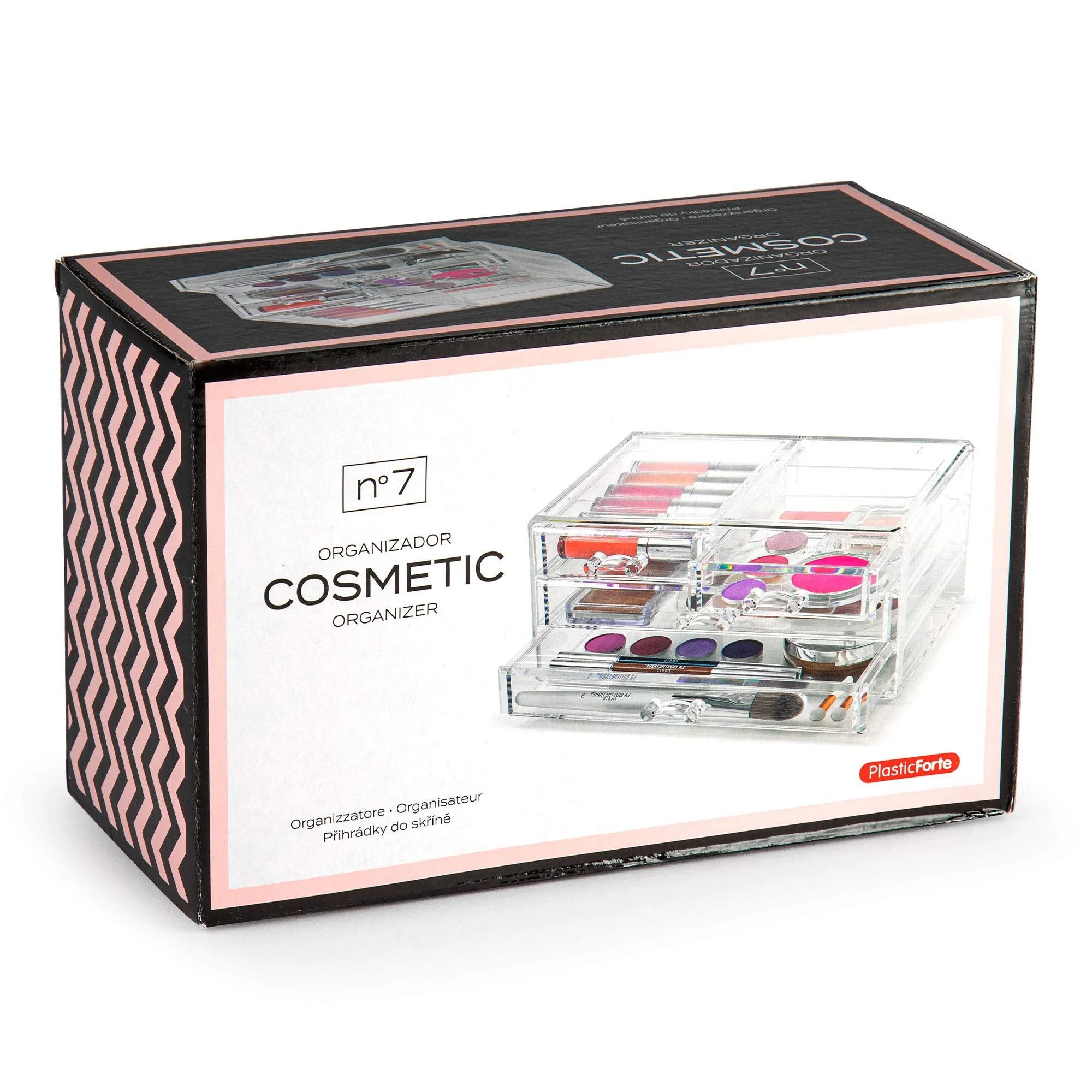 Plastic Forte Makeup / Jewelry Organizer with Drawers Nº 7