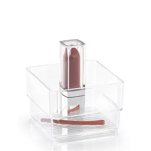 Plastic Forte Organizer Nº1 - 7.5 x 5 x 7.5cm,  Transparent