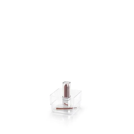 Plastic Forte Organizer Nº1 - 7.5 x 5 x 7.5cm,  Transparent