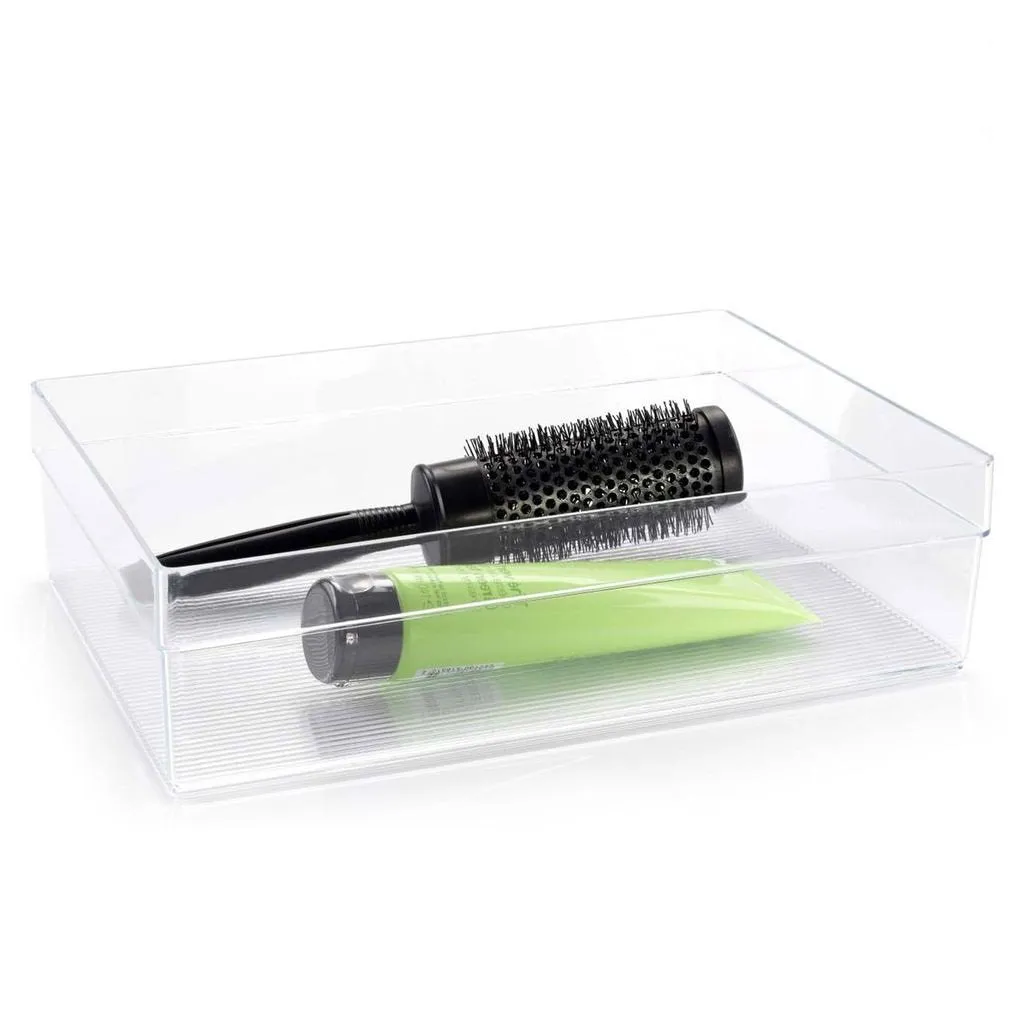 Plastic Forte Organizer Nº10 - 30.5 x 8 x 22.5cm, Transparent