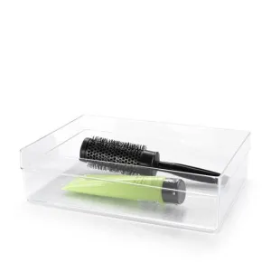 Plastic Forte Organizer Nº10 - 30.5 x 8 x 22.5cm, Transparent