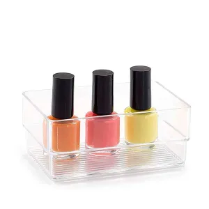 Plastic Forte Organizer Nº2 - 11.5 x 5 x 7.5cm, Transparent