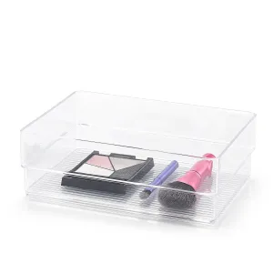 Plastic Forte Organizer Nº4 - 15 x 5 x 11.5cm, Transparent