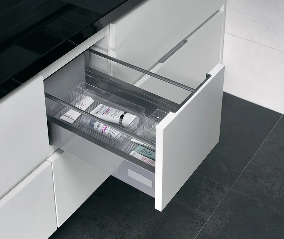 Plastic Forte Organizer Nº5 - 15 x 5 x 15cm, Transparent