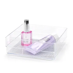 Plastic Forte Organizer Nº5 - 15 x 5 x 15cm, Transparent