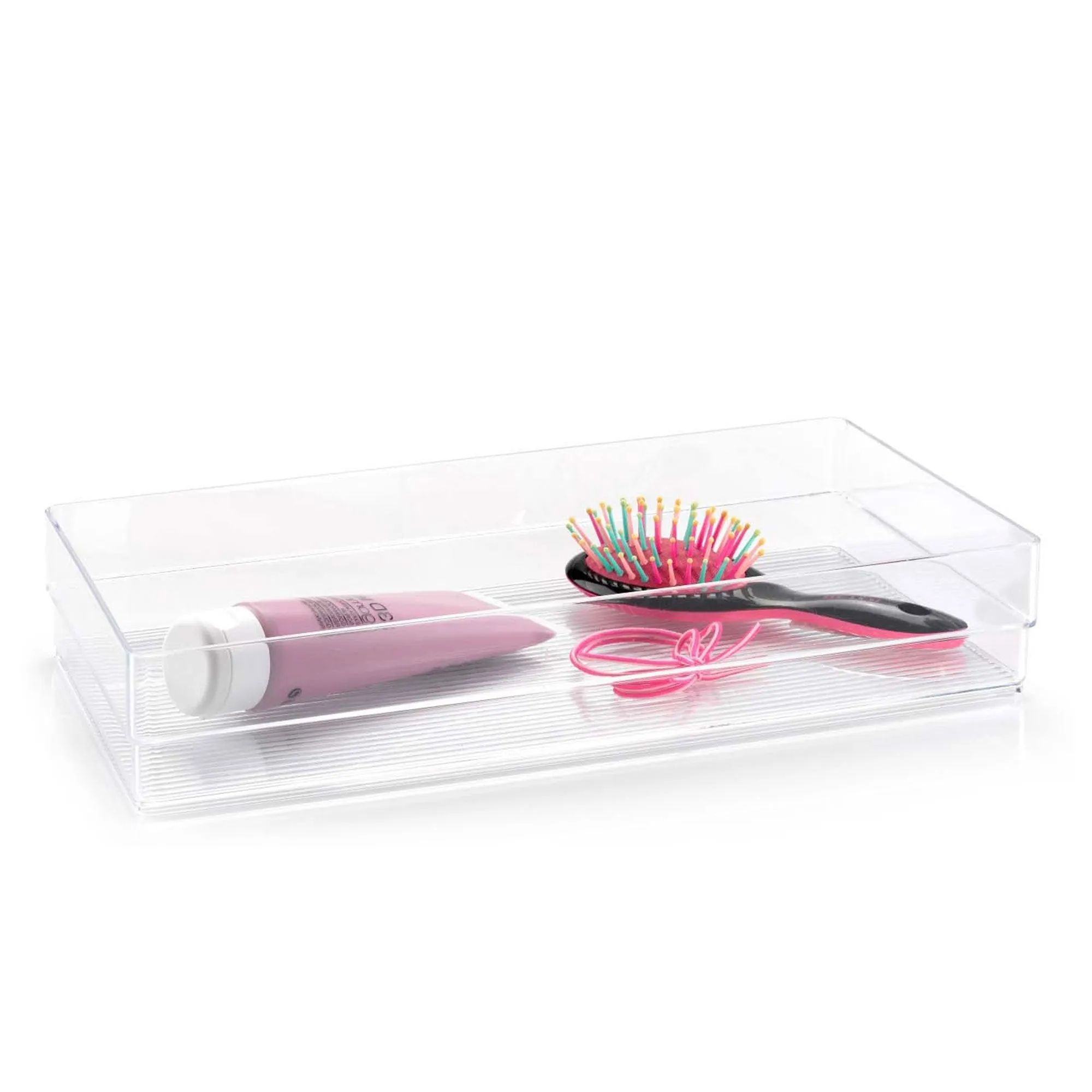 Plastic Forte Organizer Nº9 - 30.5 x 5 x 15cm, Transparent
