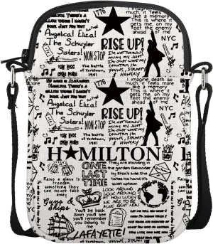 POFULL Musical Crossbody Bag Musical Merchandise Theater Fans Gift