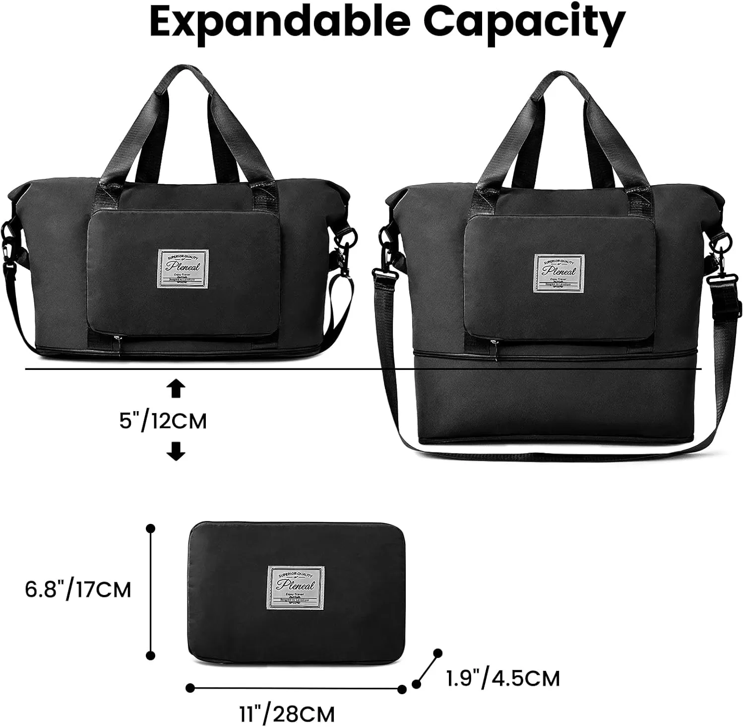 Pool Travel Duffle Bag - Overnight Shoulder Bag for Women, Waterproof Weekender Bag Carry On Tote Bags Sports Tote Gym Bag for Women
