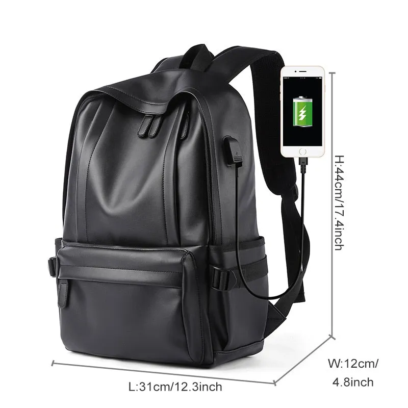 PU Leather Backpack