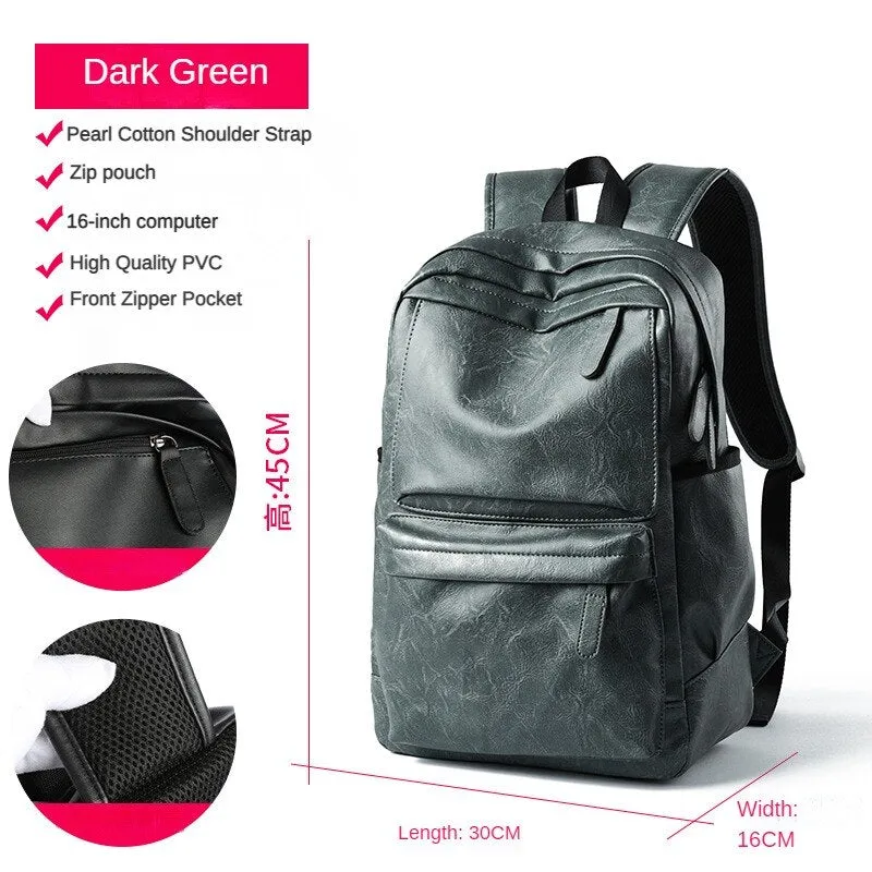 PU Leather Backpack